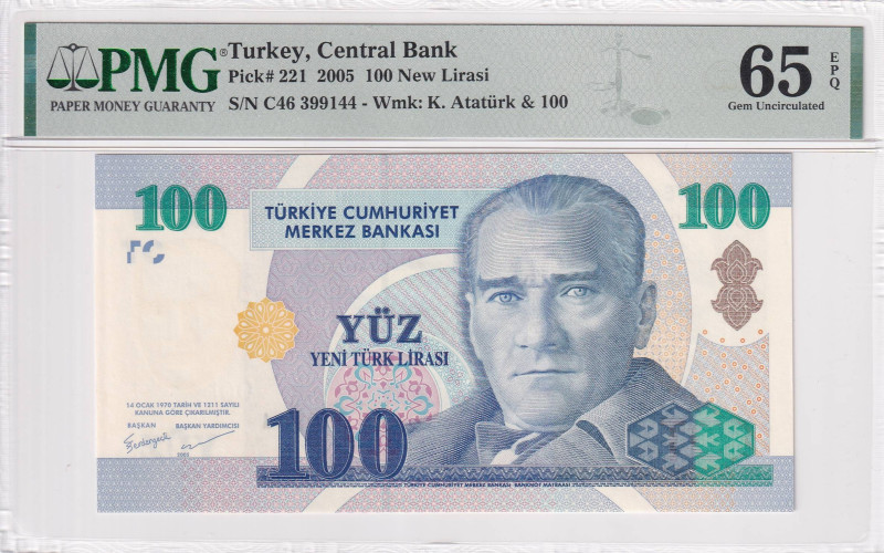 Turkey, 100 New Lira, 2005, UNC, p221, 8. Emisyon

PMG 65 EPQ

Estimate: USD...