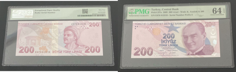 Turkey, 200 Lira, 2021, UNC, p227e, Radar

PMG 64 EPQ, 9. Emission

Estimate...