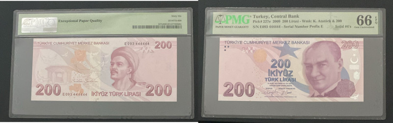 Turkey, 200 Lira, 2021, AUNC, p227e, 9.Emission

PMG 66 EPQ, SOLID 4's

Esti...