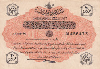 Turkey, Ottoman Empire, 20 Piastres, 1916, AUNC, p88, Talat / Hüseyin Cahid

V. Mehmed Reşad Period, AH: 6 August 1332,sign: Talat / Hüseyin Cahid, ...