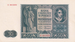 Poland, 50 Zlotych, 1941, UNC, p102

Corner fold

Estimate: USD 20-40