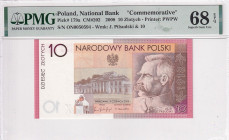 Poland, 10 Zlotych, 2008, UNC, p179a

PMG 68 EPQ, High Condition , Commemorative banknote

Estimate: USD 75-150