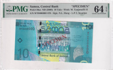 Samoa, 10 Tala, 2008, UNC, p39as, SPECIMEN

PMG 64 EPQ

Estimate: USD 30-60