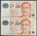 Singapore, 10 Dollars, 2004/2023, UNC, p48I, (Total 2 banknotes)

Polymer

Estimate: USD 20-40