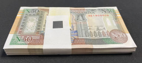 Somalia, 50 Shillings, 1991, UNC, pR2, BUNDLE

(Total 100 Banknotes)

Estimate: USD 30-60