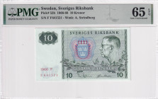 Sweden, 10 Kronor, 1966/1968, UNC, p52b

PMG 65 EPQ

Estimate: USD 30-60