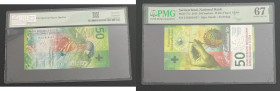 Switzerland, 50 Franken, 2015, UNC, p77c

PMG 67 EPQ, High condition 

Estimate: USD 75-150