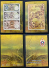 Thailand, 1-5-10 Baht, 2007, UNC, FOLDER

In blocks of 3. Uncut., Commemorative Banknote with the same serial number

Estimate: USD 30-60