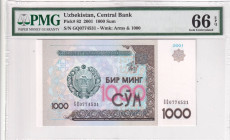 Uzbekistan, 1.000 Sum, 2001, UNC, p82b

PMG 66 EPQ

Estimate: USD 25-50