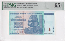 Zimbabwe, 100 Trillion Dollars, 2008, UNC, p91

PMG 65 EPQ

Estimate: USD 125-250