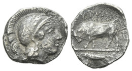 Lucania, Thurium Triobol circa 443-400 BC