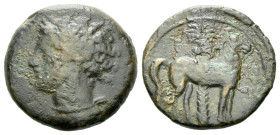 The Carthaginians in Sicily and North Africa, Carthago (?) Bronze circa 400-350 - Ex Morton & Eden sale 115, 2022, 146 (part of). Sold with original c...