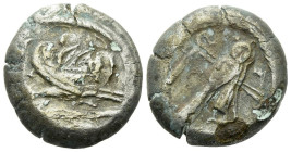 Phoenicia, Tyre Plated shekel circa 349-332