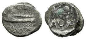 Samaria, Obol circa 375-355