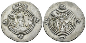 Parthia, Sasanian Kings, Hormizd IV, 579-590 Drachm circa 579-590