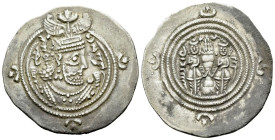 Parthia, Sasanian Kings, Khusro II, 591-628 Drachm circa 591-628