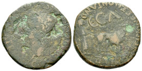 Hispania, Caesaragusta Gaius, 37-41 Bronze I century