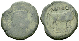 Hispania, Cascantum Tiberius, 14-37 As I century - Privately purchased from Seaby in September 1960