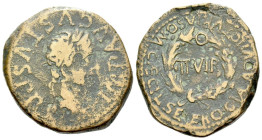 Hispania, Turiaso Octavian as Augustus, 27 BC – 14 AD Bronze I century - Privately purchased from Seaby in April 1963