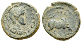 Caria, Trapezopolis Pseudo-autonomous issues Bronze circa 138-161