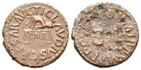 Claudius, 41-54 Quadrans Rome circa 41-54