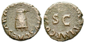 Claudius, 41-54 Quadrans Rome circa 41-54