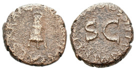 Claudius, 41-54 Quadrans Rome circa 41-54