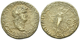 Nero, 54-68 As or Dupondius Lugdunum circa 54-68