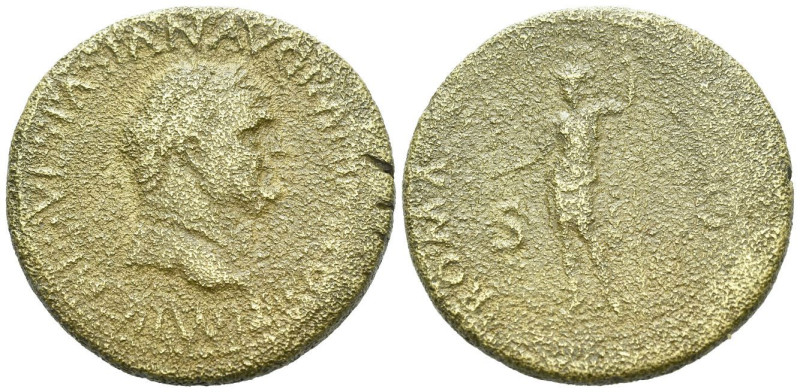 Vespasian, 69-79 Sestertius Rome circa 69-79, Æ 35.00 mm., 19.42 g.

About VF