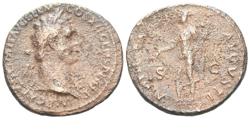 Domitian, 81-96 As Rome circa 81-96, Æ 26.00 mm., 7.85 g.

Good Fine