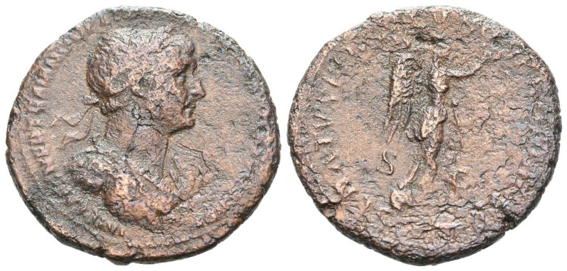 Trajan, 98-117 As Rome circa 98-117, Æ 27.00 mm., 8.83 g.

About VF
