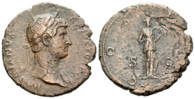 Hadrian, 117-138 As or Dupondius Rome circa 117-138