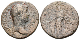 Hadrian, 117-138 As or Dupondius Rome circa 117-138