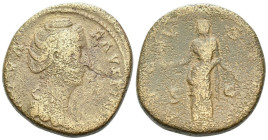 Diva Faustina Senior Sestertius Rome After 141