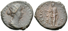 Faustina junior, daughter of Antoninus Pius and wife of Marcus Aurelius As Rome circa 147-175