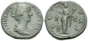 Faustina junior, daughter of Antoninus Pius and wife of Marcus Aurelius As Rome circa 147-175