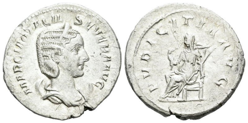 Otacilia Severa, wife of Philip I Antoninianus Rome circa 244-248, AR 21.00 mm.,...