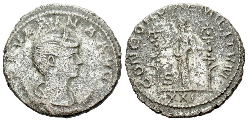 Severina, wife of Aurelian Antoninianus circa 270-275, billon 22.00 mm., 4.42 g....