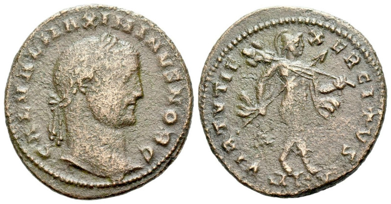 Galerius Maximianus caesar, 293-305 Follis Cyzicus circa 293-305, Æ 26.00 mm., 6...