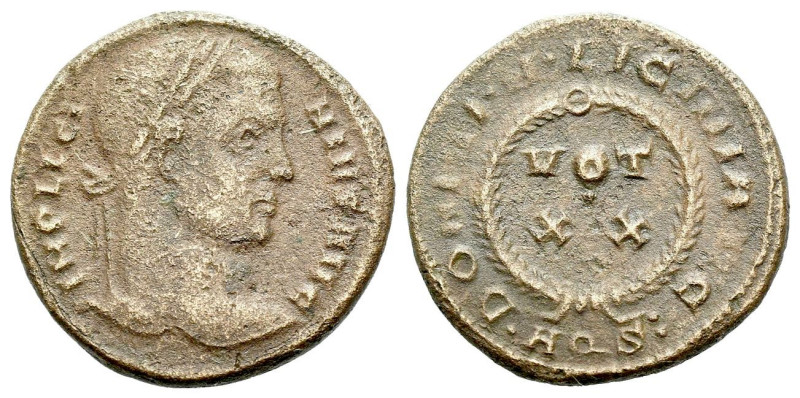 Licinius, 308-324 Follis Aquileia circa 308-324, Æ 18.00 mm., 2.61 g.

About V...