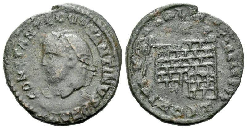 Constantine I, 307-337 (?) Follis circa 307-337, Æ 19.00 mm., 2.79 g.

Traces ...