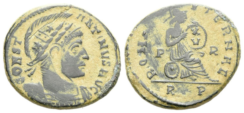 Constantine I, 307-337 Follis Rome circa 307-337, Æ 18.00 mm., 3.35 g.

VF