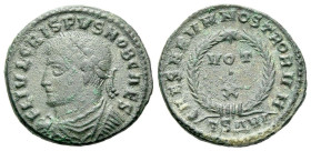 Crispus caesar, 317-326 Follis Thessalonica circa 317-326