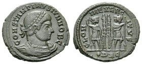 Constantine II caesar, 316-337 Follis Lugdunum circa 316-337