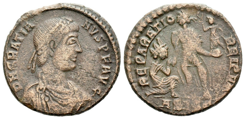 Gratian, 367-383 AE2 Siscia circa 367-383, Æ 22.00 mm., 5.02 g.

About VF