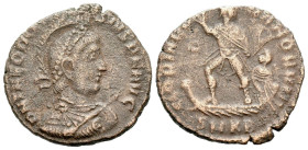 Theodosius I, 379-395 AE2 Cyzicus circa 379-395
