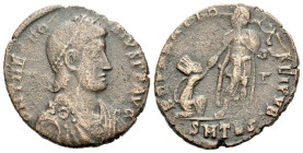 Theodosius I, 379-395 AE2 Thessalonica circa 379-395