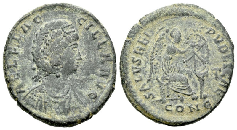 Aelia Flaccilla, wife of Theodosius I AE2 Constantinople circa 379-388, Æ 23.00 ...