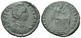 Aelia Flaccilla, wife of Theodosius I AE2 Constantinople circa 379-388