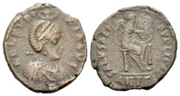 Aelia Eudoxia, wife of Arcadius AE3 Antiochia circa 383-408